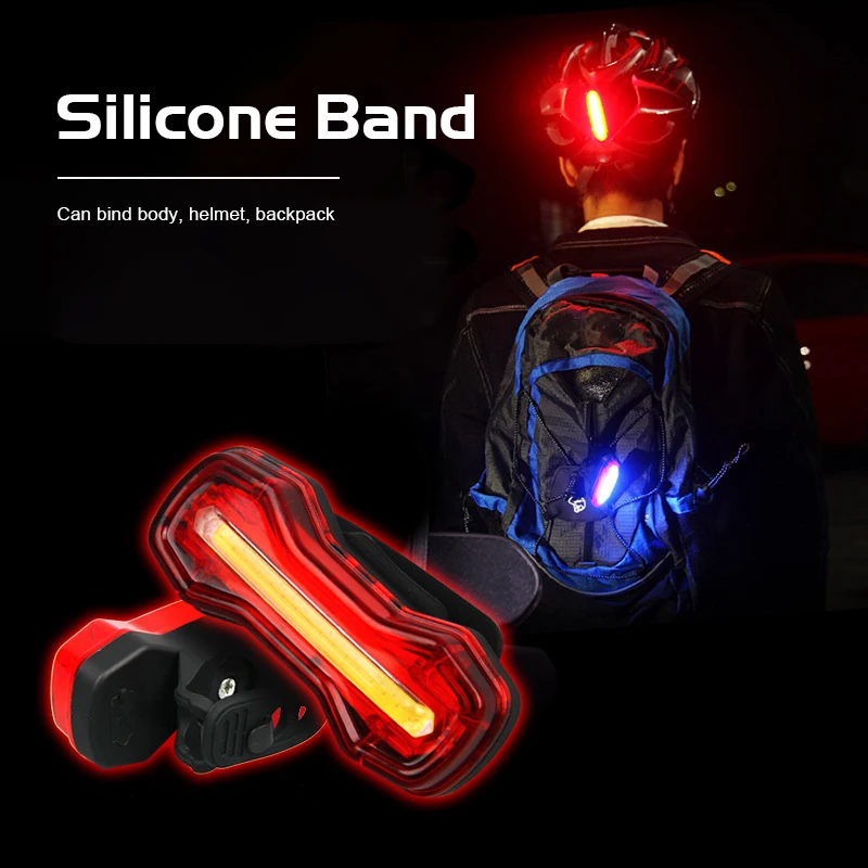 

Велосипедный фонарь, водонепроницаемый задний светодиодный фонарь для езды на горном велосипеде, зарядка через Usb