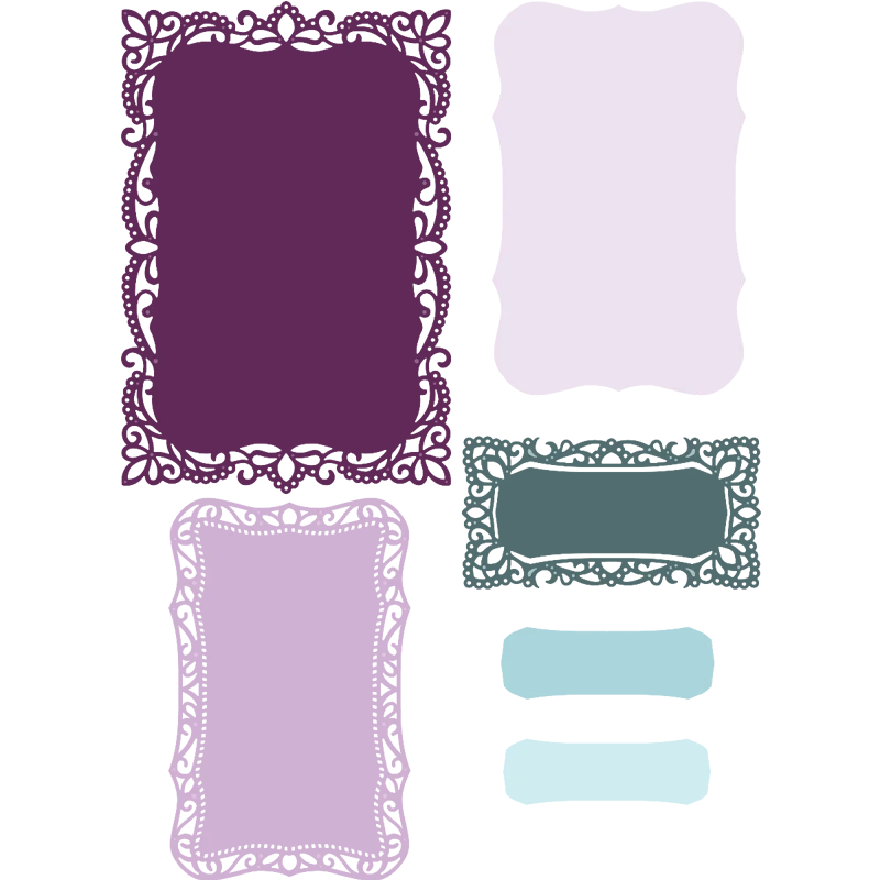 Рококо рамки металлические режущие штампы трафареты для DIY бумажные карточки