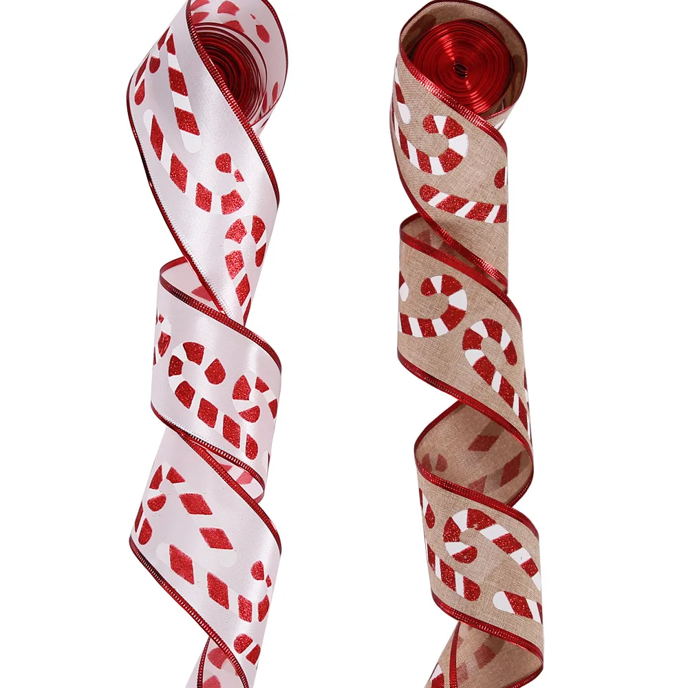 Рождественская лента 6 3 см с узором в виде проволоки железная проволока ленты из