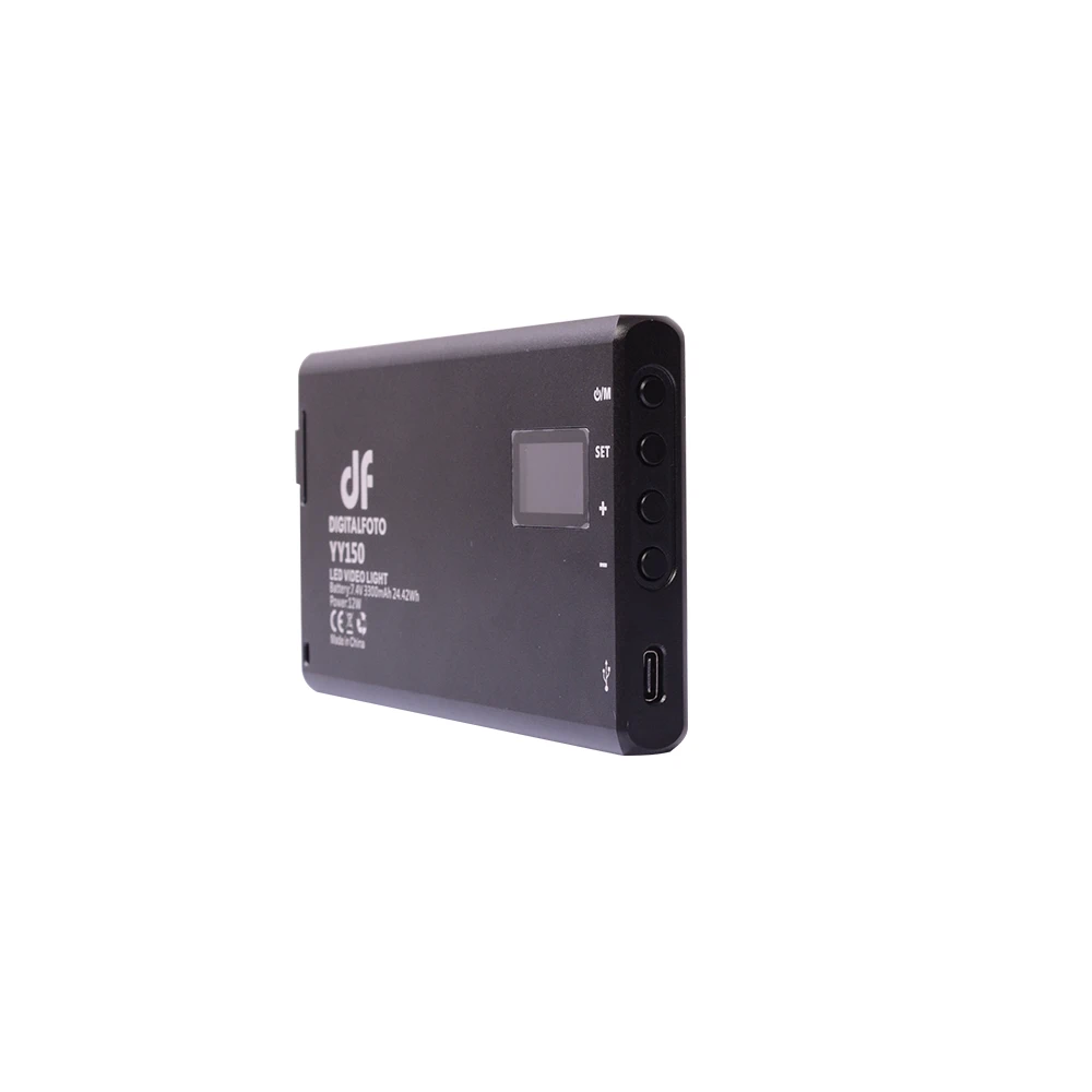 DF YY150 RGB светодиодный 12 Вт 2500 к-8500 к с регулируемой яркостью cct-цвет ультра тонкий панельный светильник для видеосъемки DSLR YouTube Фото Студийный светильник