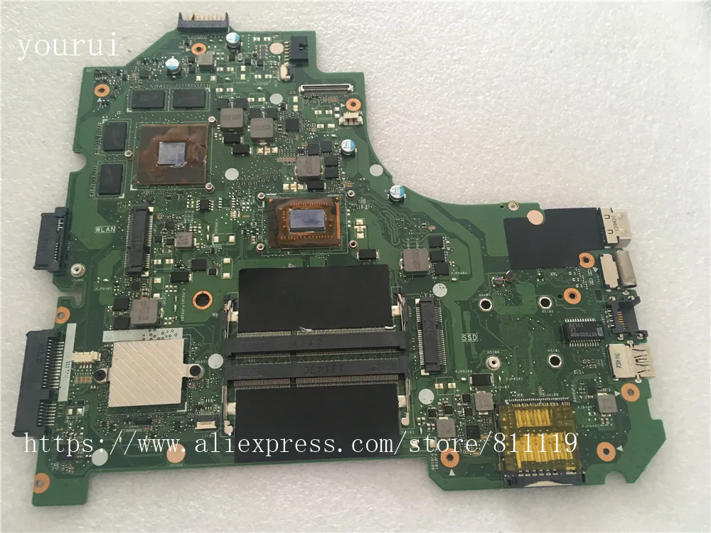 Yourui K56CM Laptopmotherboard для ASUS K56C S550CB S550C оригинальная материнская плата с i5 3337u GT720M|Платы