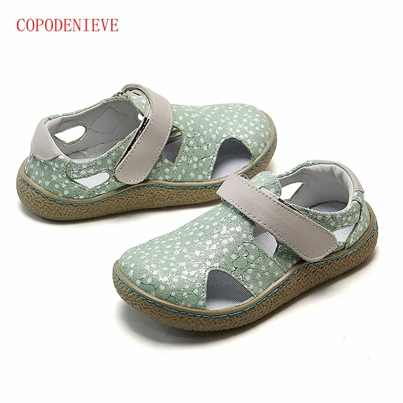 

COPODENIEVE Girls Fashion Baby Shoes Sandals Soft Breathable Cool Comfortable Kids Children Male Leather Casual children sandal