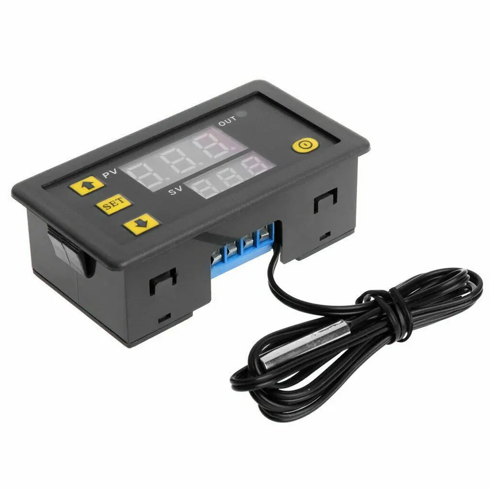 W3230 Lcd красный и синий дисплей Dc 12V 20A цифровой термостат измеритель температуры