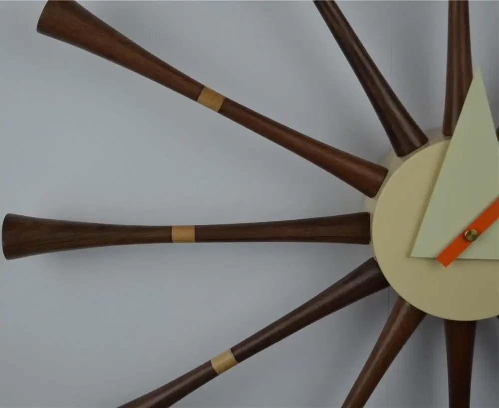 Скандинавский стиль шпинделя настенные часы Slience 54 см/Настенные декоративные