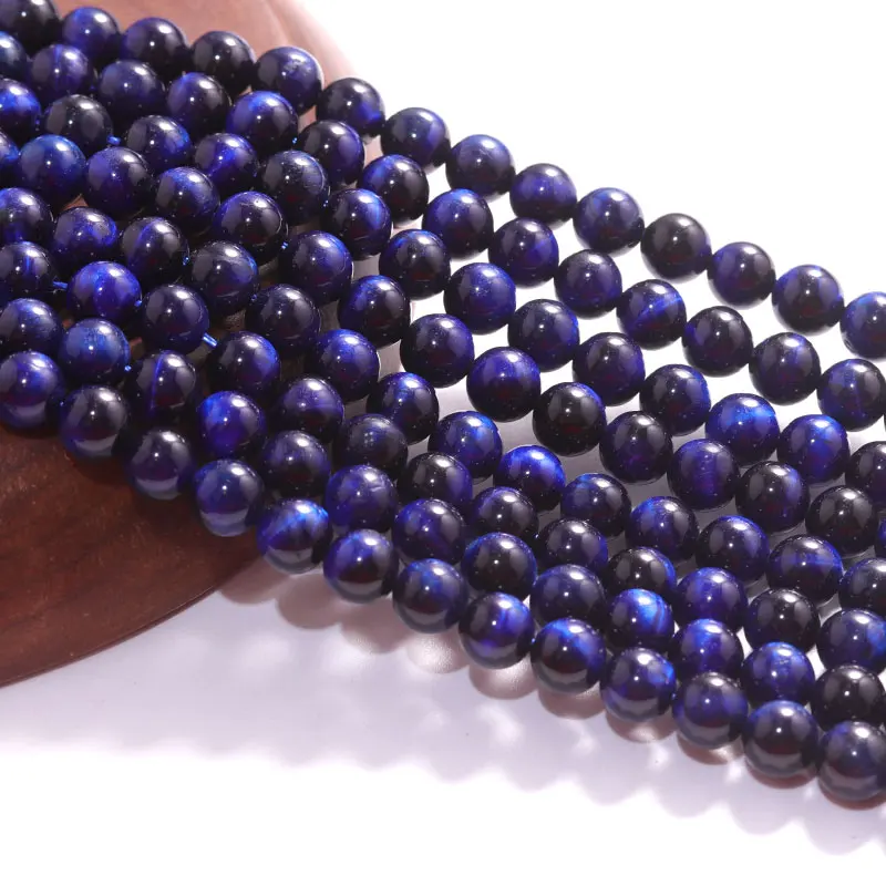 

Free Shipping Natural lazurite tiger eye stone scattered beads Gemstone Jewelry Beads For Men Bracelet Necklace Jewelry Making