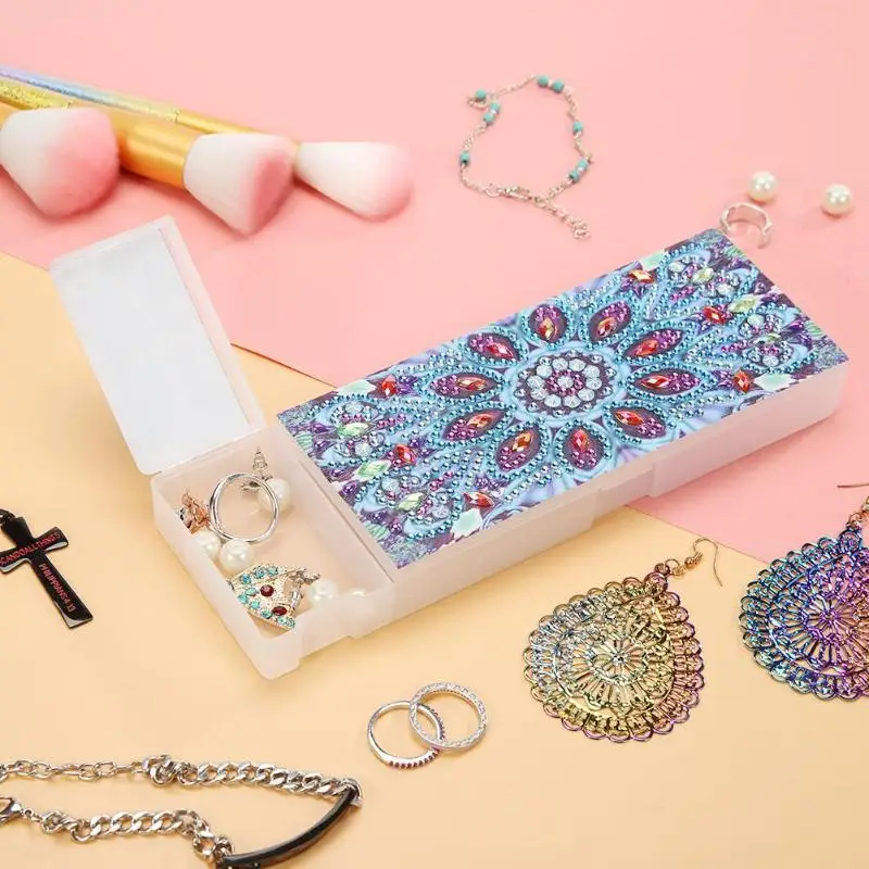 Сделай сам алмазная картина мандала специальная форма чехол для карандашей