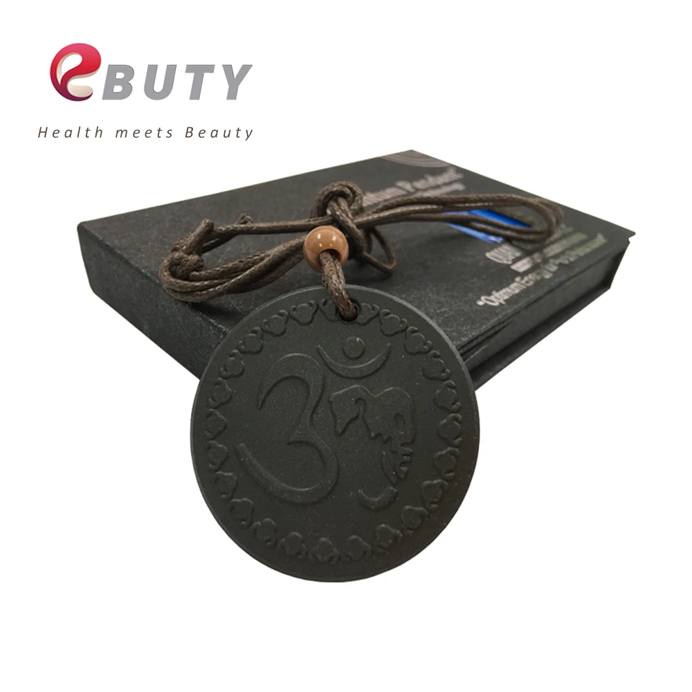 Подвески EBUTY OM из лавы подвески с ионами круглые ювелирные украшения