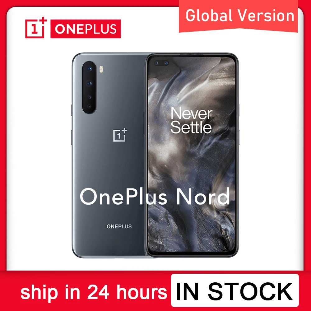 Оригинальный смартфон OnePlus Nord телефон с экраном 6 44 дюйма 90 Гц AMOLED Snapdragon 76