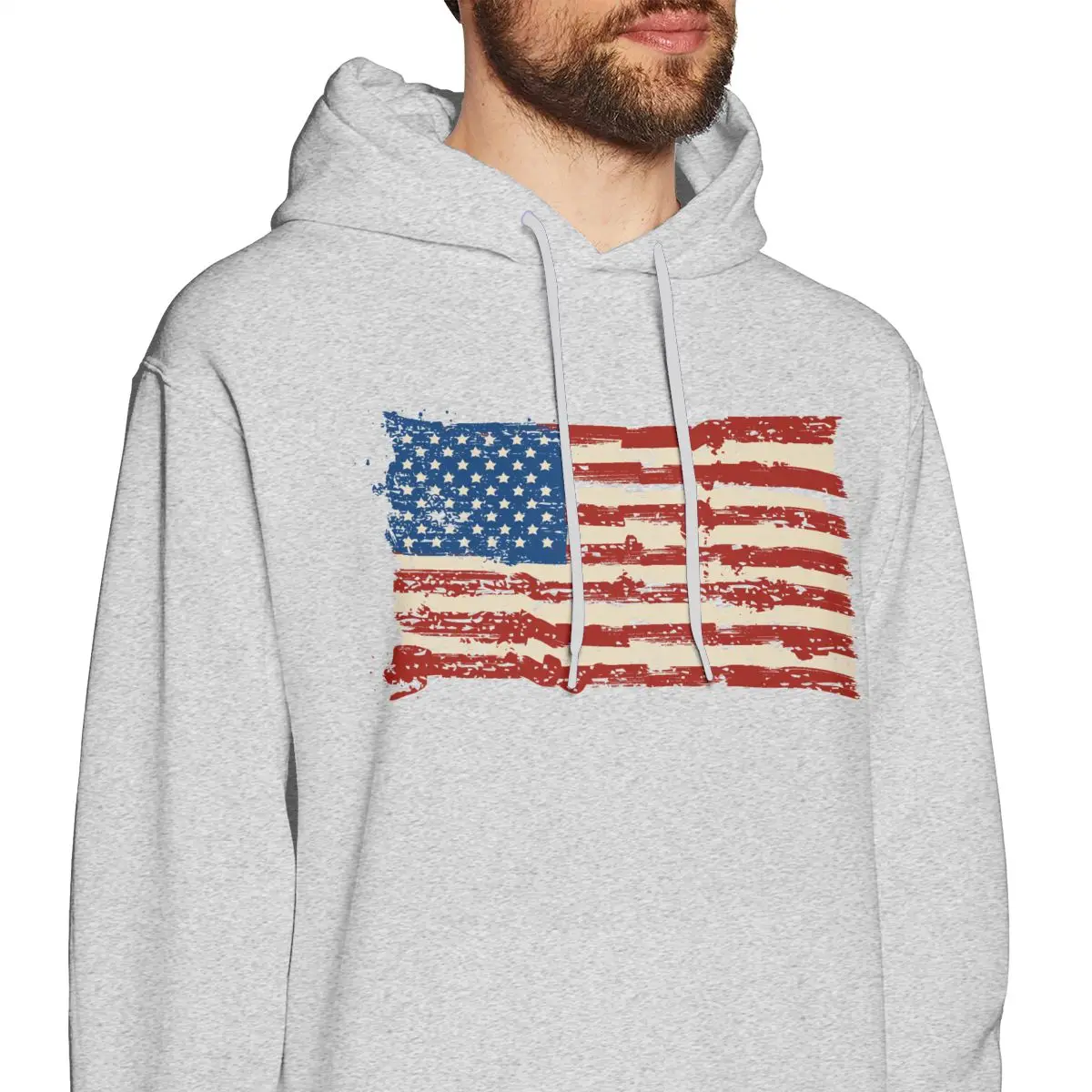 

NOISYDESIGNS 2019 Hot Men Hoodies American Flag Printed Students Boys Casual Sweatshirt Long Sleeve Tops Hooded Sudadera Hombre