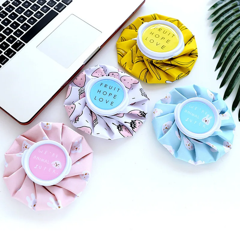 

Cute physiotherapy Hot Water Bottle Warm Belly Treasure Cartoon Hand Warmer Filled Portable Mini Dual use Ice Bag Hot Water Bags
