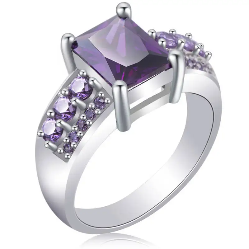 Женское кольцо с когтями из циркония класса ААА набор натуральных камней для