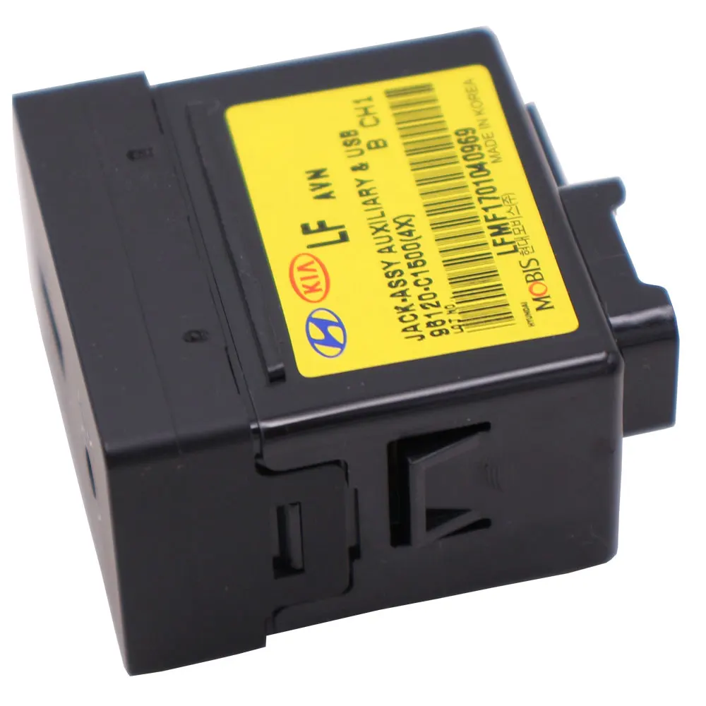 Оригинальный переходник для порта USB AUX Jack в сборе OEM-запчастей 96120C1500 96120C1000 Hyundai