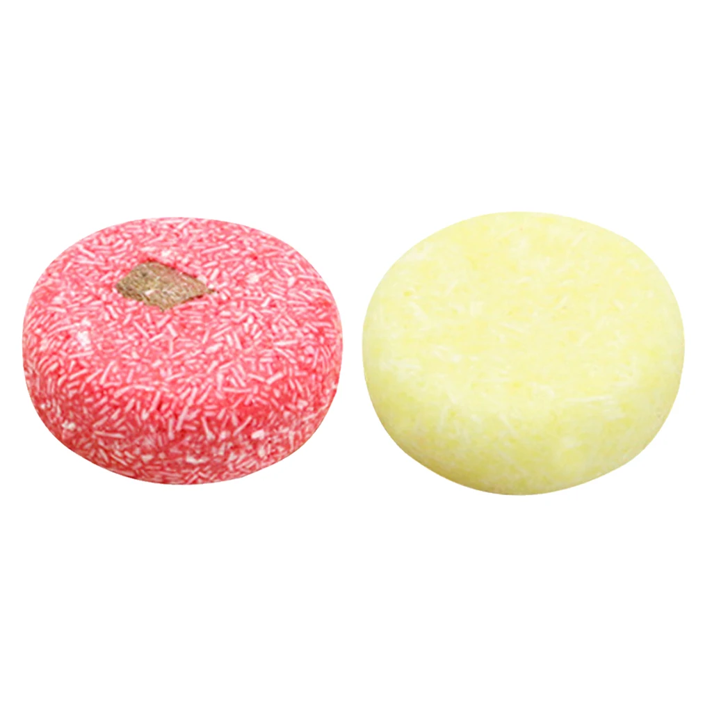 2pcs Solid Shampoo Bar, Dry Bar Soap, Made with Natural & Organic Ingredients, Sulfate-Free, All Hair Types, 10g