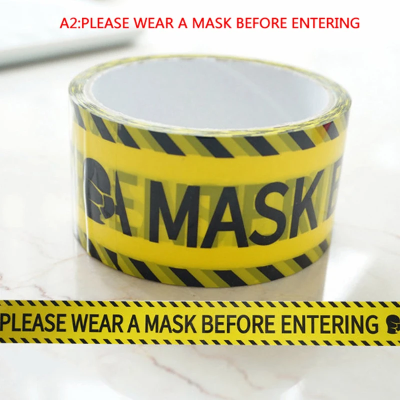 

1Pcs Good Quality Fashion Warning Isolation Tape Danger Caution Barrier Remind Tapes DIY Sticker