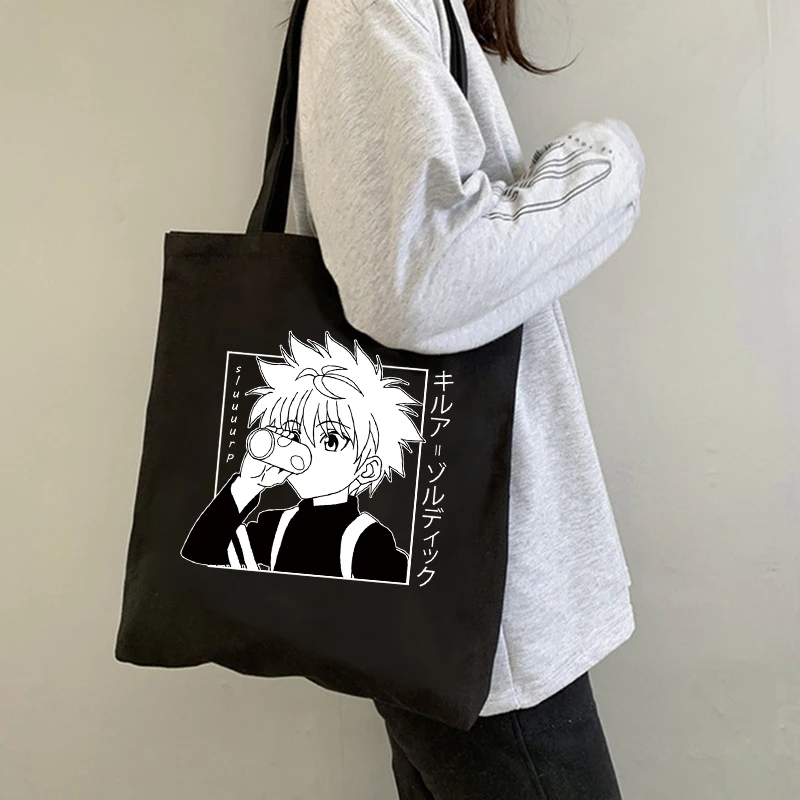 Сумка для покупок в стиле японского аниме hunter x эко-сумка с мангой Женская - Фото №1