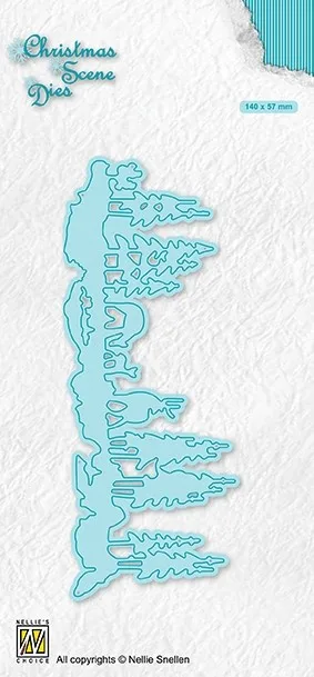 

2021 металлические Вырубные штампы с каймой дерева 57*141 мм, «сделай сам», скрапбукинг, фотоальбом, декоративное тиснение, пресс-форма для карто...