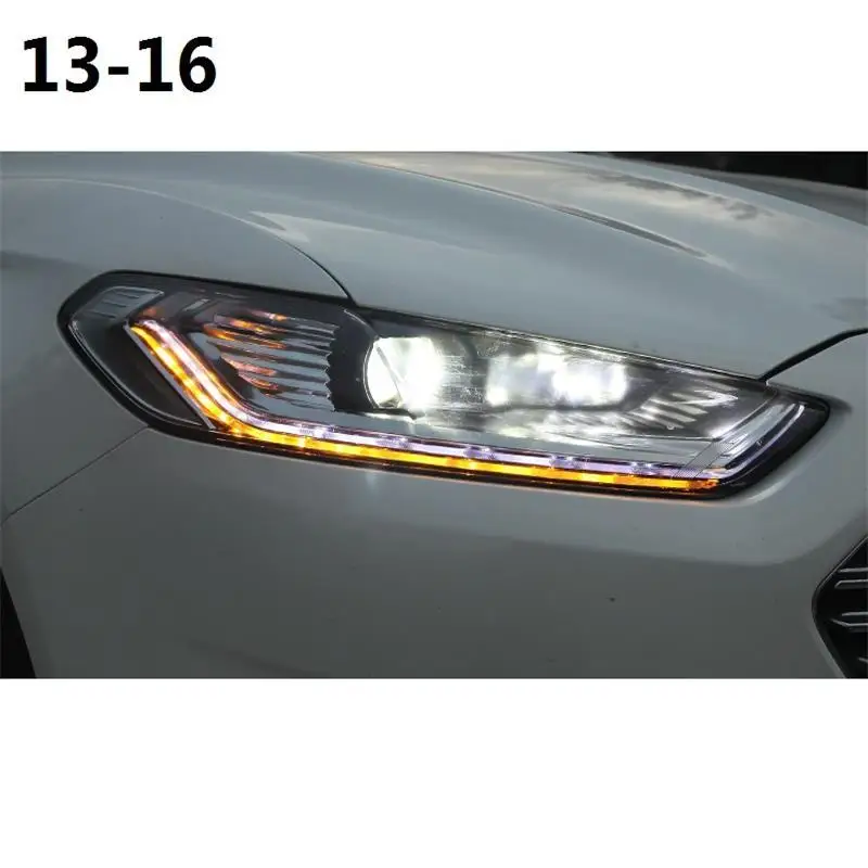 Внешний стиль Luces Para Авто Лампа Cob Led Drl дневные ходовые фары автомобильные огни в сборе 17 18 для Ford Mondeo