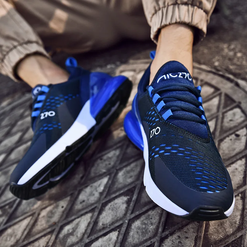 Мужская обувь AIC270 тканая дышащая спортивная с воздушной подушкой для бега