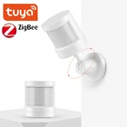 Новейший беспроводной смарт-датчик движения Tuya ZigBee с питанием от батарейки, система домашней сигнализации ZigBee 3,0, PIR-датчик