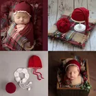 Рождественская Детская шляпа для фотосъемки новорожденных, одеяло для фотосъемки, аксессуары для фотостудии