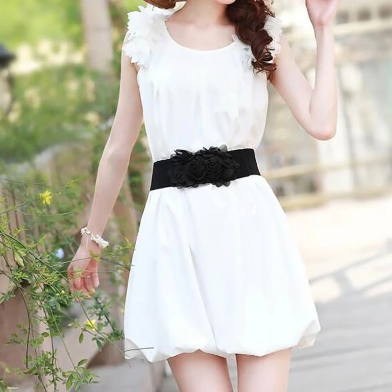 

Women Belts Luxury Brand Elastic Stretch Waist Seal PU Leather Waist Strap For Evening Dress Decoration Ladies Female Waistband