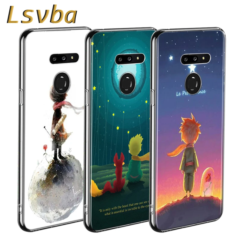 Акварельный художественный стиль Little Prince для LG W20 W10 V50S V50 V40 V30 K50S K40S K30 K20 Q60 Q8 Q7 Q6 G8 G7