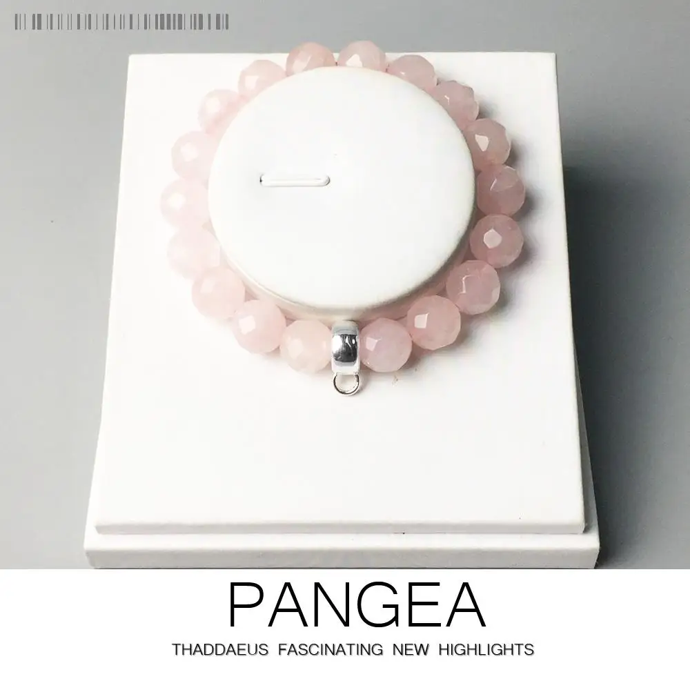 Браслет из розового хрустального бисера модные ювелирные изделия в европейском