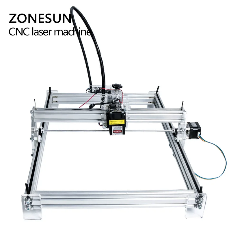 ZONESUN 5500 МВт Настольный DIY Фиолетовый лазерный гравировальный станок фотография