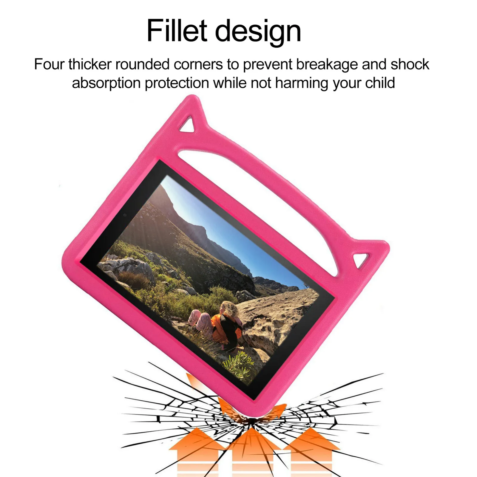 Для Kindle Fire/Kindle Fire HD 10 Kids Edition крышки корпуса для планшетов встроенный кронштейн и