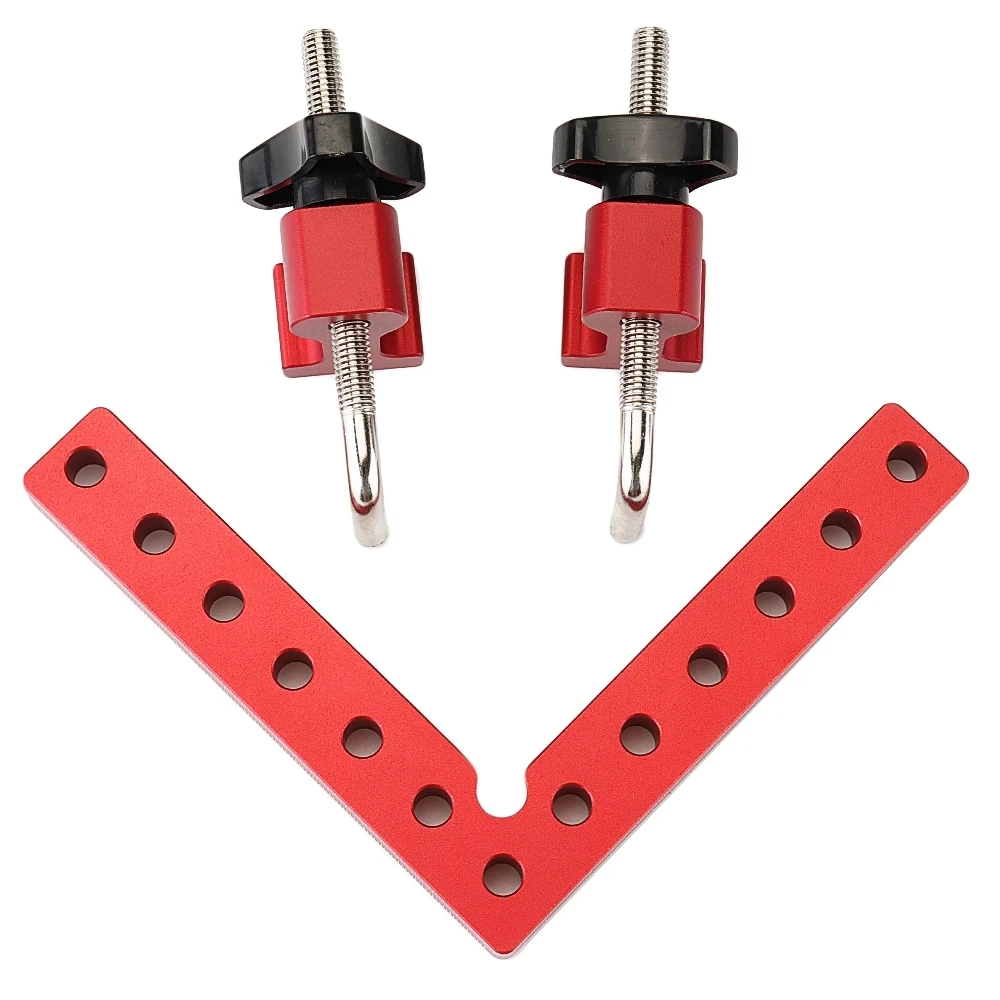 

6pcs/set 100/120/140mm 90 Degree L-shaped Auxiliary Fixture Positioning Panel Fixing Clip Woodworking Clamping Tool - 1