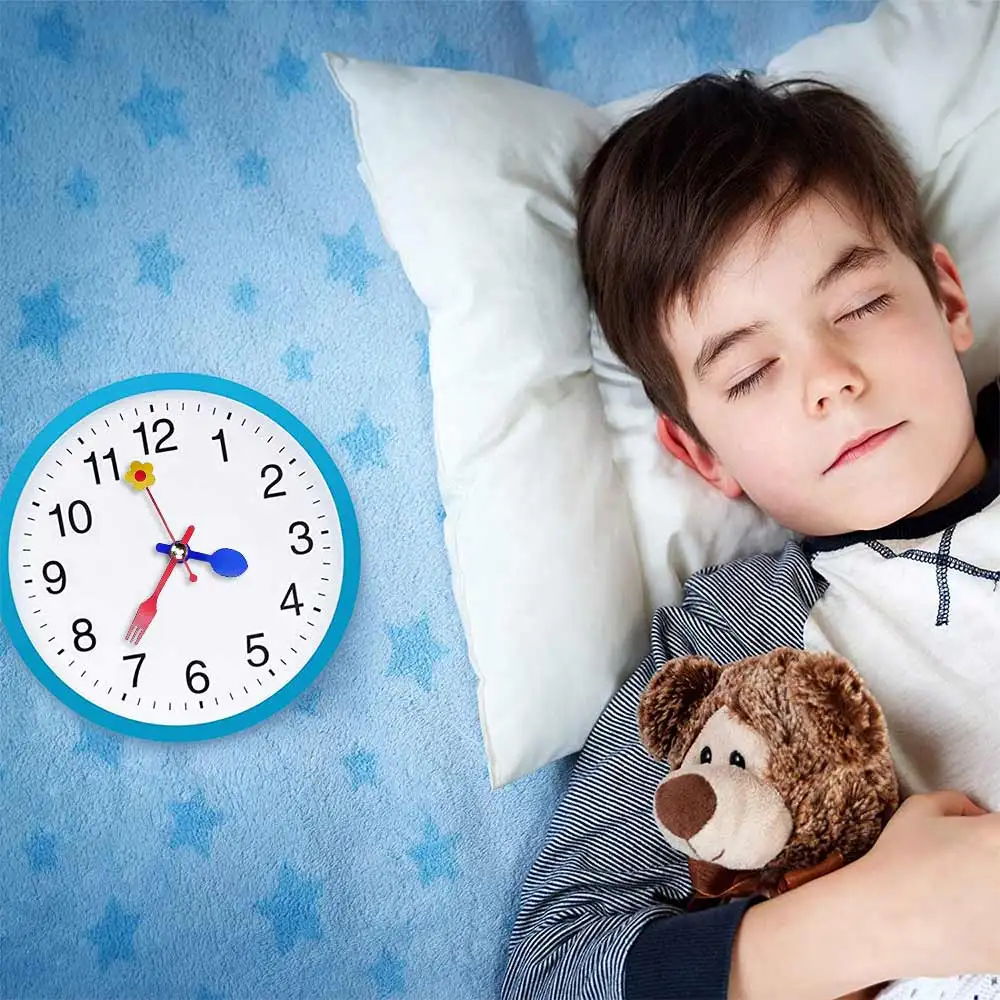 Искусственный набор бесшумные настольные часы движущиеся руки длинный вал