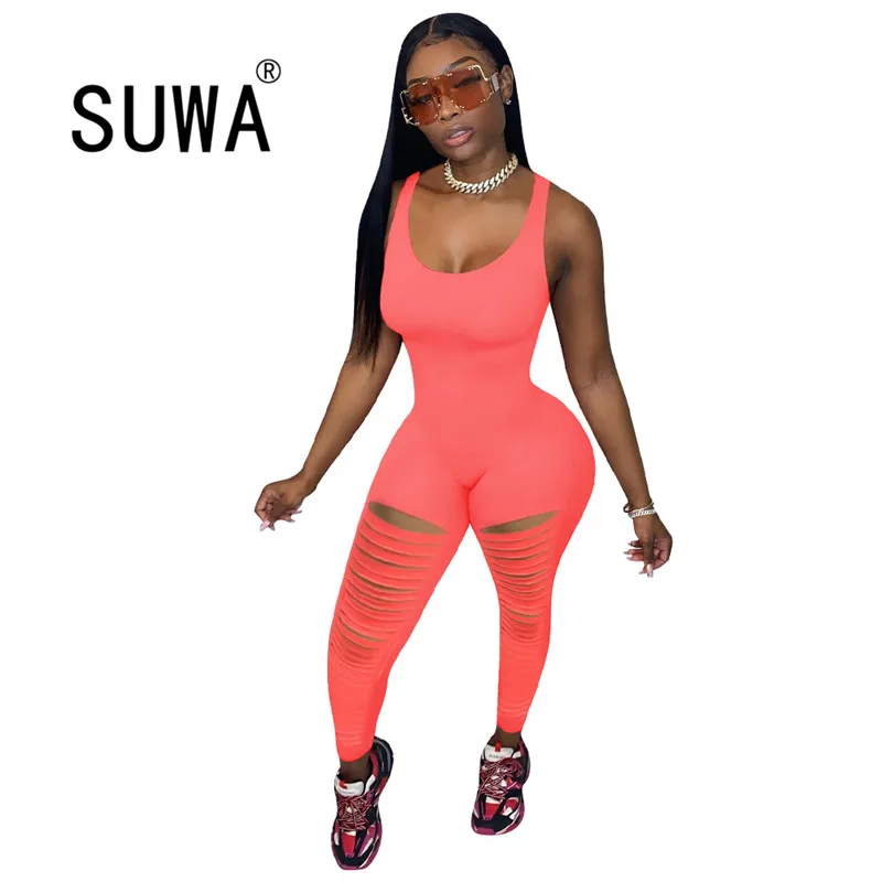 

Best match high street fashion sporty one piece outfit women summer clothes sexy romper womens spandex jumpsuits tracksuit