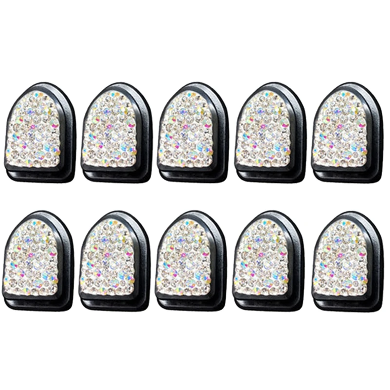 

Bling Crystal Car Mini Hook Glitter Mask Hook Multifunctional Car Hanger Storage for Key Earphone Charging Cable Purse