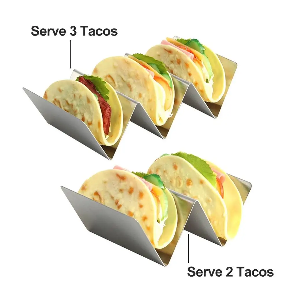 2 шт./упак. стойка для блинов с держателем Taco стойкая к коррозии подставка еды в