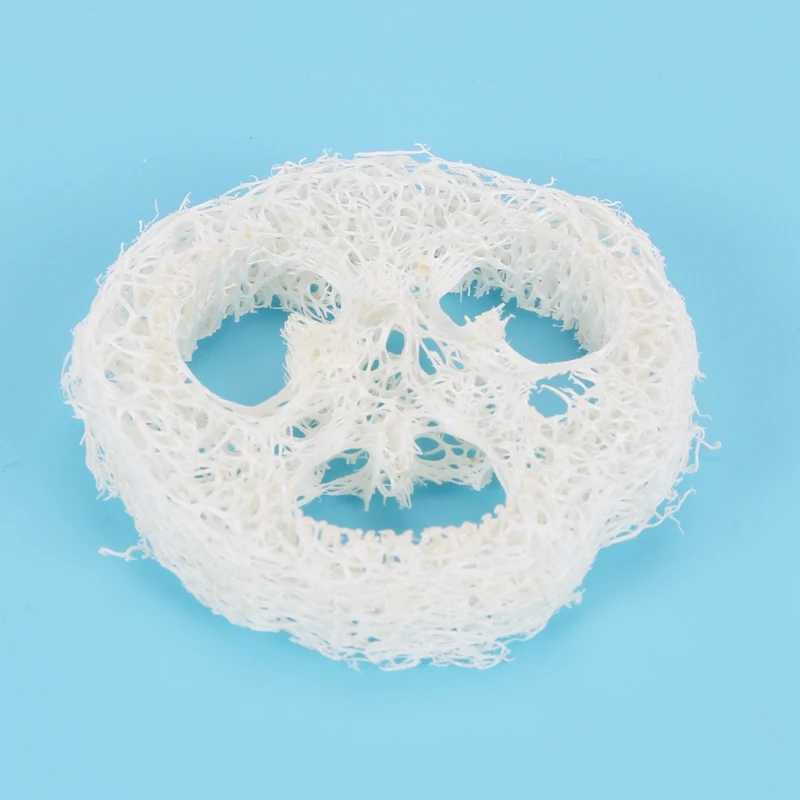 

4-6Cm Wide 50Pcs/Lot Natural Loofah Slice Diy Customize Soap Tools,Cleaner,Sponge Scrubber,Facial Soap Holder