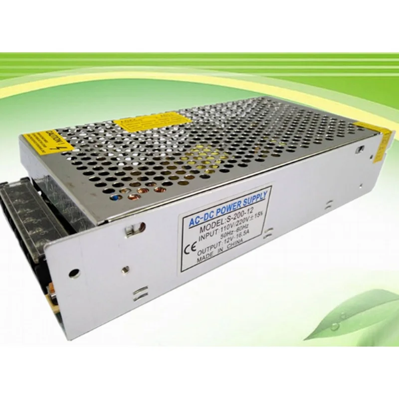 12V16.5A импульсный источник питания 16.5A постоянное напряжение 12V200W DC