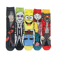 anime cute socks cosplay superhero cotton cartoon personality socks trend stockings adult comics socks gift