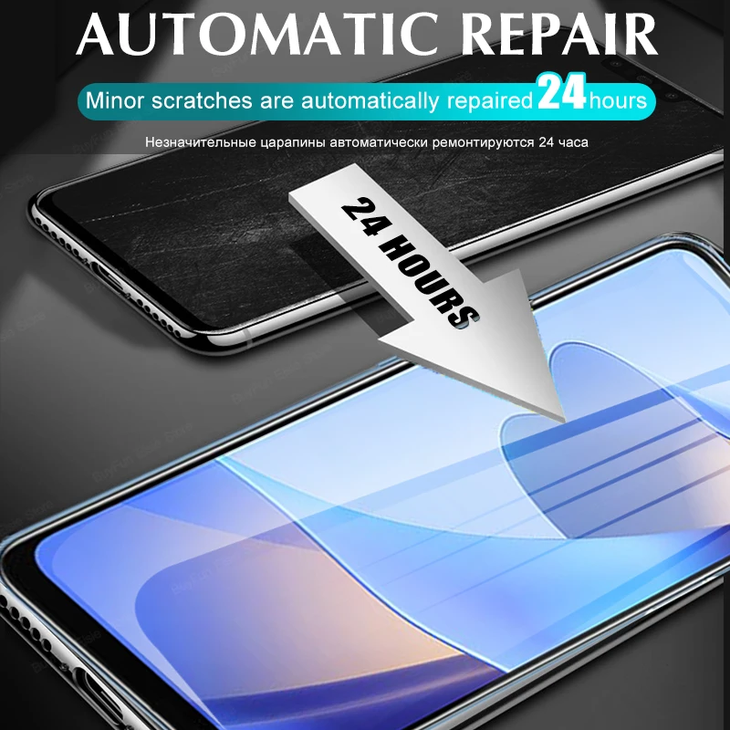 4 in 1 hydrogel film on the for oppo a54s screen protector films for oppo a54s 6 52 cph2273 protective safety film not glass free global shipping