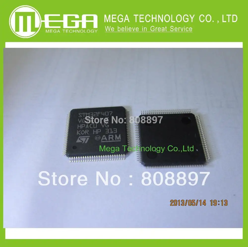 

1PCS STM32F407VGT6 STM32F407 ST LQFP-100
