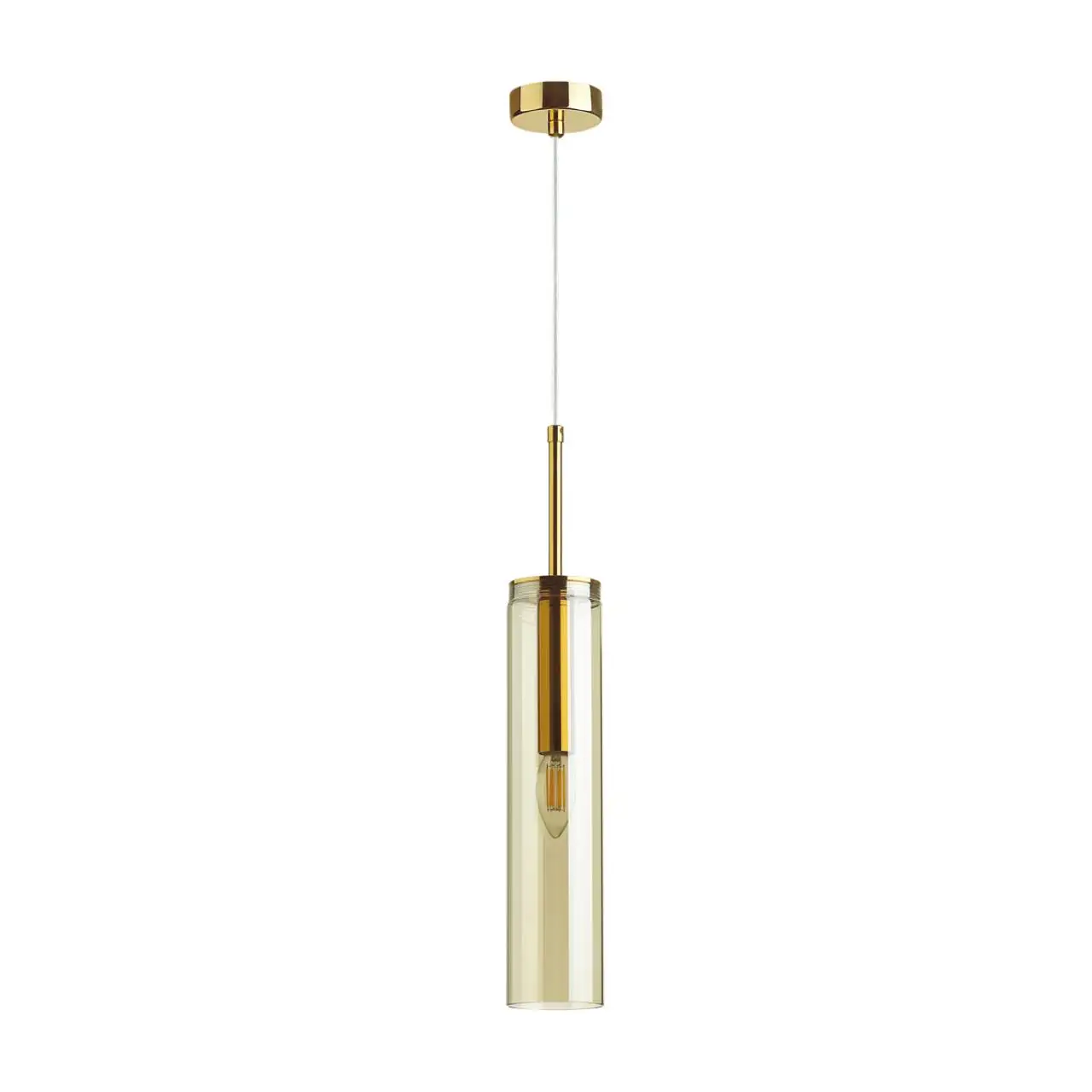 Подвес 4693/1 PENDANT ODL20 299 золотой/янтарный E14 1*40W KLUM