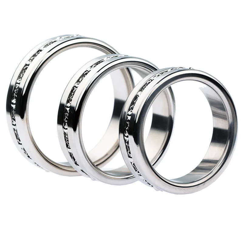 Мужской пенис кольцо задержки эякуляции бондаж Нержавеющая сталь металлический