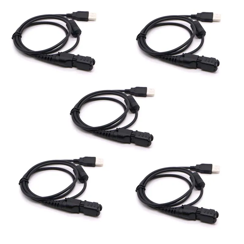 USB кабель для Motorola MotoTRBO Radio XPR3300 XPR3500 E8600 DP2400 DP2600 DEP550 DP2000 PMKN4115 5 шт.|Адаптеры AC/DC| |