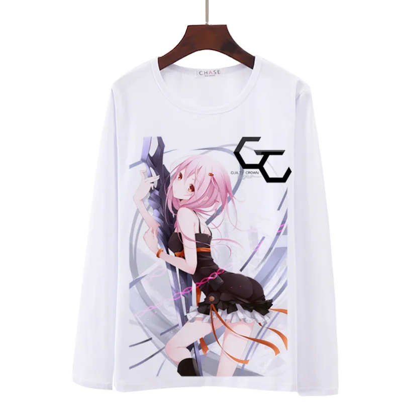 Футболка для костюмированной вечеринки Guilty Crown футболка с длинными рукавами на