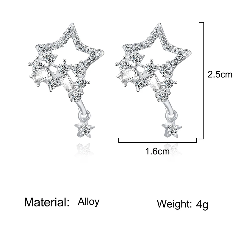 2019 корейские модные очаровательные серьги-гвоздики серебряные милые серьги со