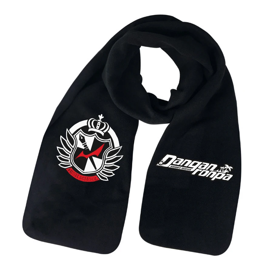 

Anme игры Danganronpa шарф подростковые зимние теплые шарфы шарф для девочек, для мальчиков, хлопковый шарф унисекс теплая длинная шаль шарф