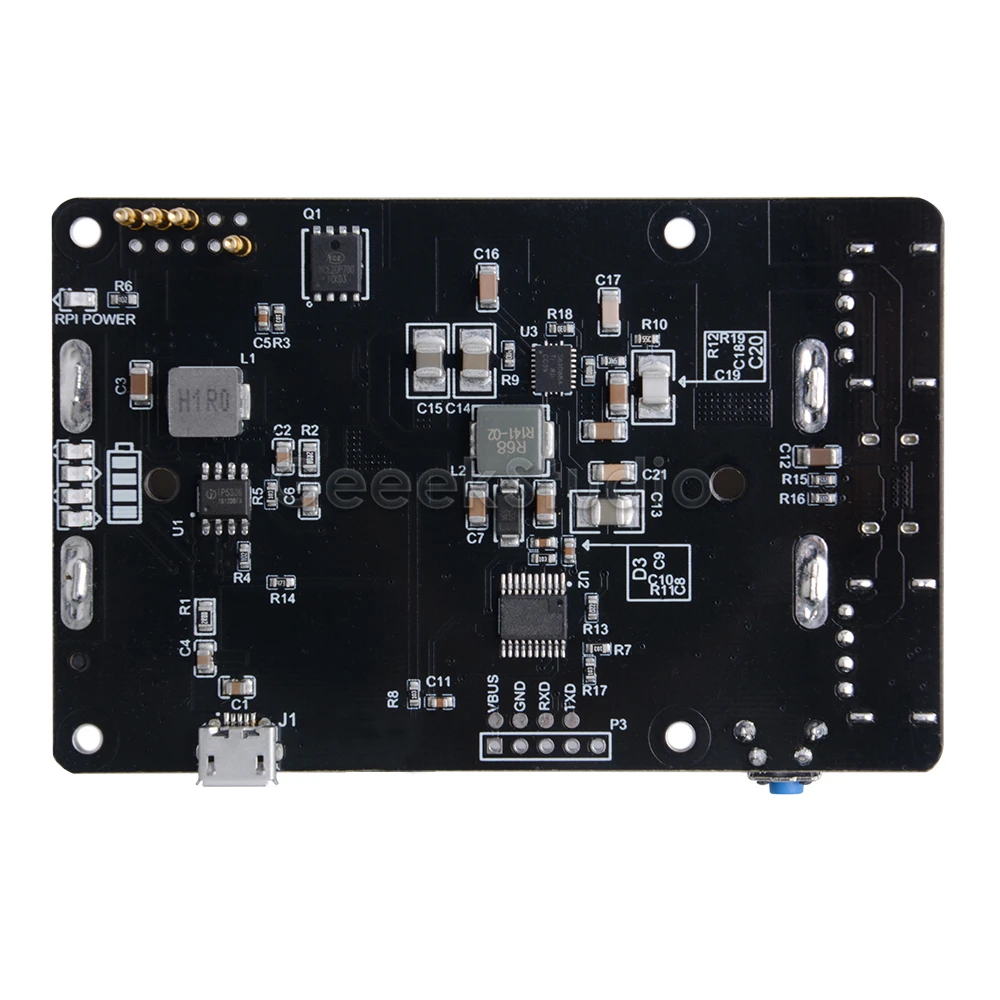 Новое UPS устройство питания расширенное два порта USBA для Raspberry Pi 4 B/3B+/3B, совместимо с батареей 18650(не входит в комплект