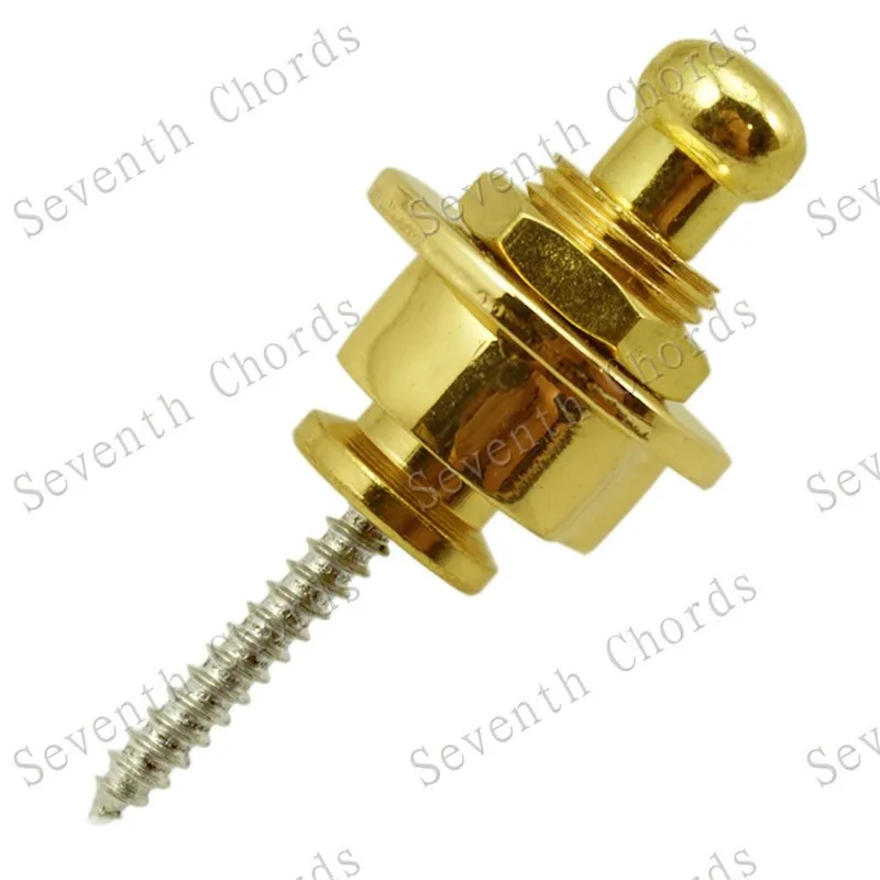 

1pcs gold electric bass guitar strap Lock Musical instruments Guitar accessories Parts