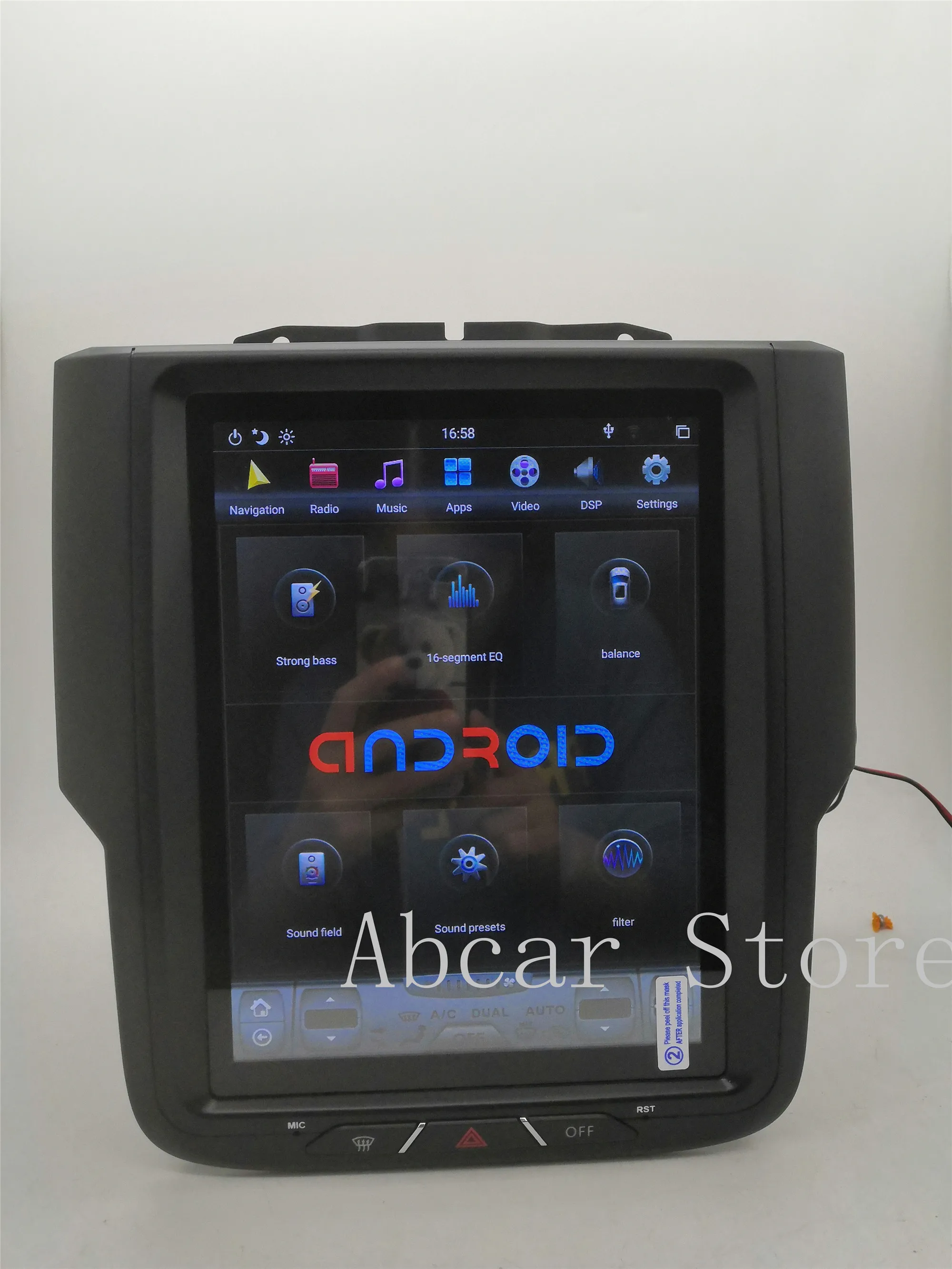 10 4 ''Tesla style Android 9 0 автомобильный dvd-плеер GPS-навигация для Dodge RAM 1500 2014-2018 стерео