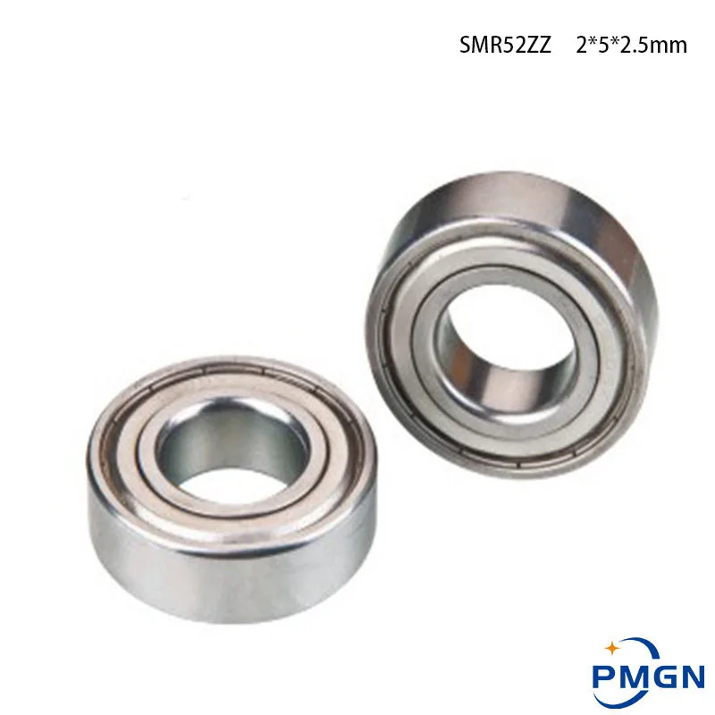 10pcs SMR52ZZ SMR52 ZZ MR52ZZ MR52 L-520ZZ 2X5X2.5 2*5*2.5 mm Stainless Steel  Deep Groove Ball Bearing  Miniature Bearing 440C