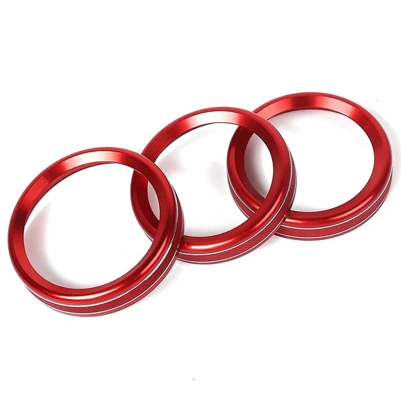 Автомобильный Выключатель Фары и кнопка кондиционера кольцевая Накладка для Jeep